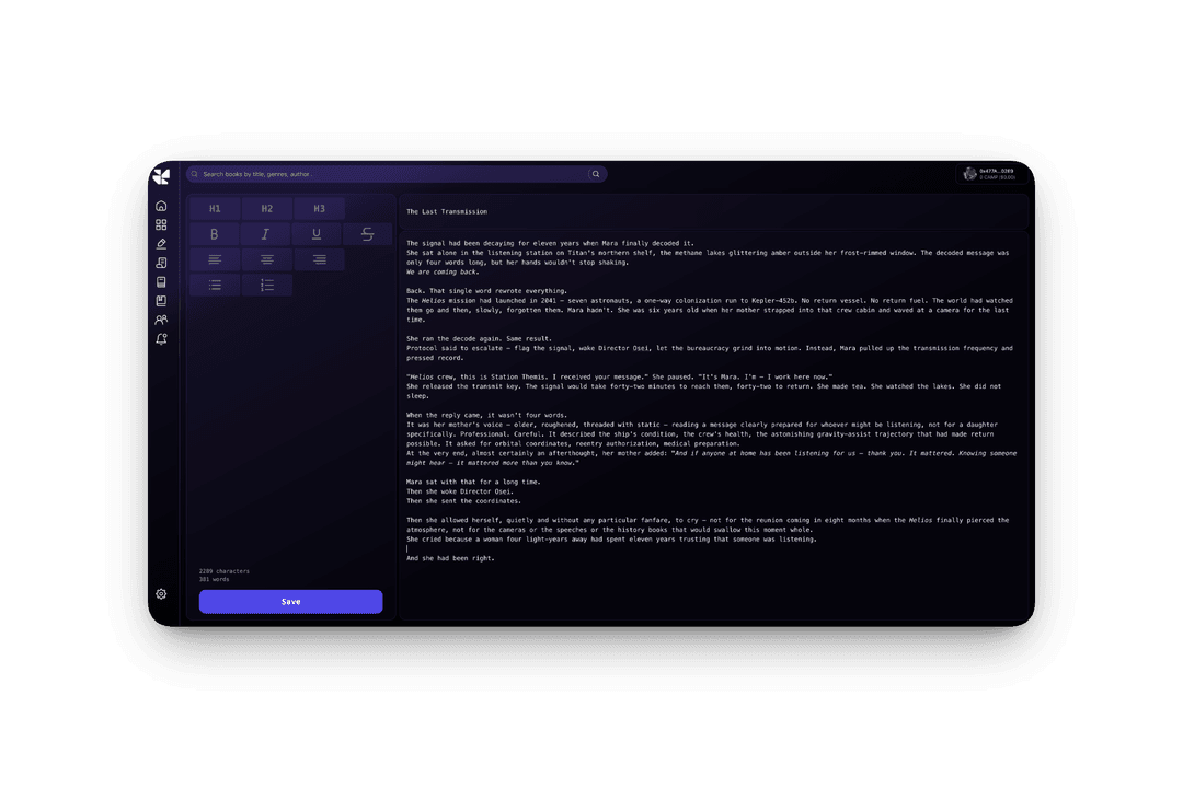 Visual for Publish